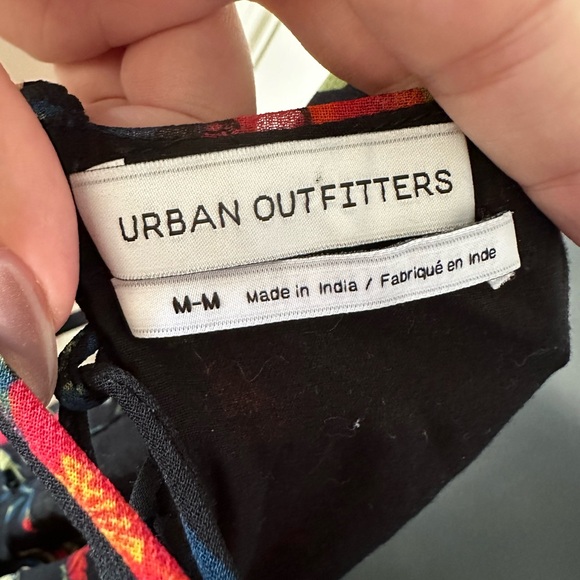 Urban Outfitters Black Floral Midi Dress - Picture 3 of 4